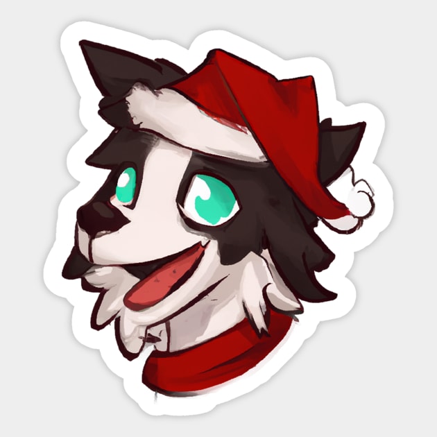 Cute Border Collie Drawing Sticker by Play Zoo